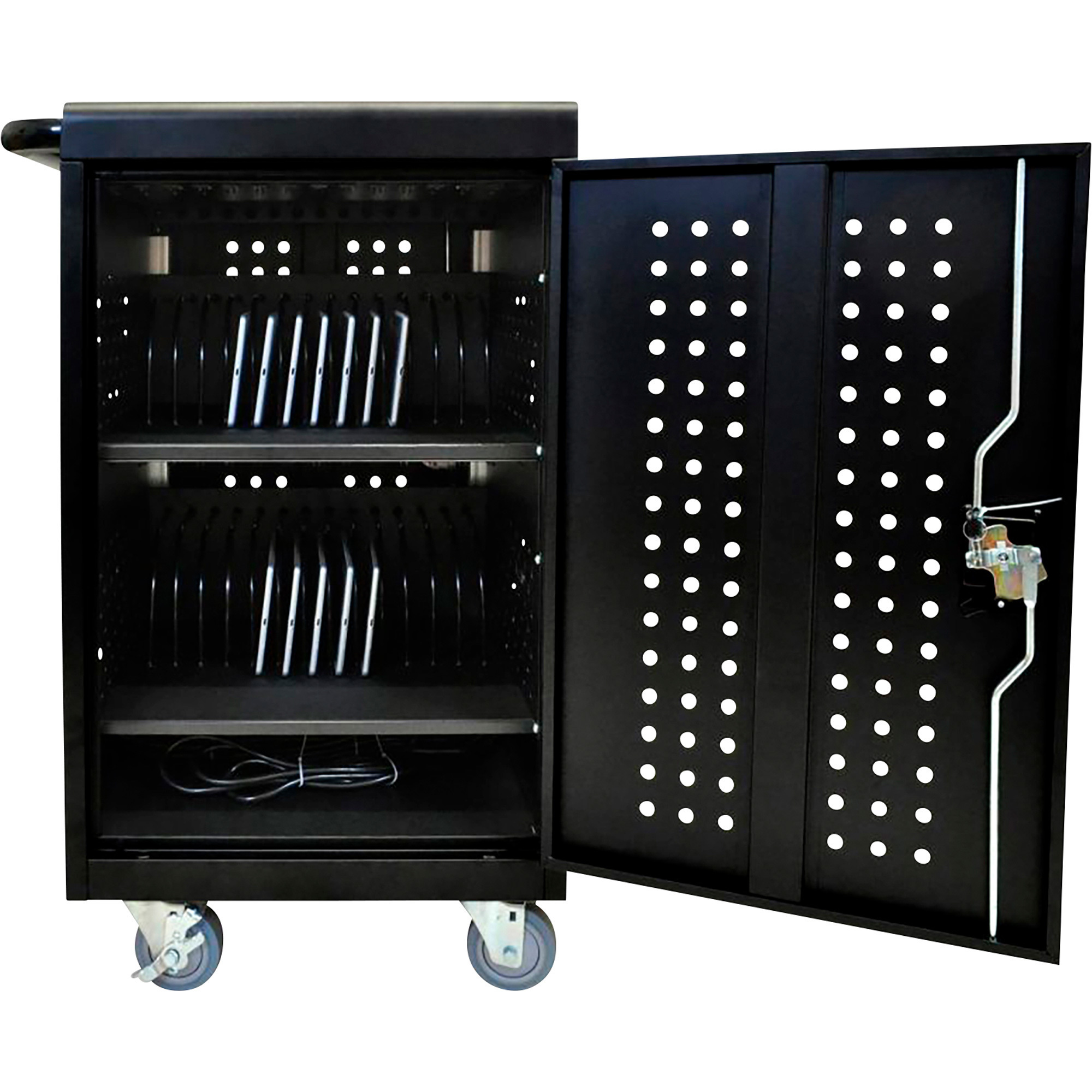 Luxor Chromebook Charging Cart, 30-Tablet Capacity, Model# LLTM30-B